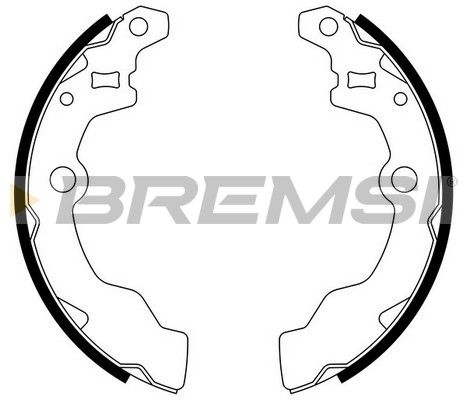 BREMSI Комплект тормозных колодок GF0882