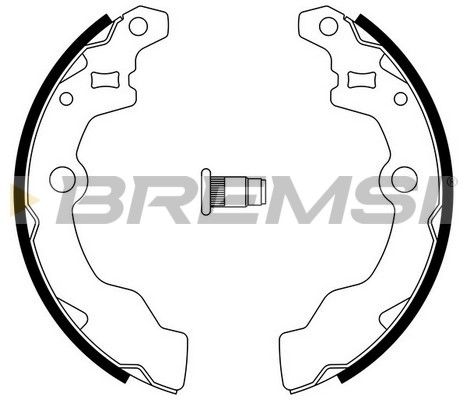 BREMSI Комплект тормозных колодок GF0882A