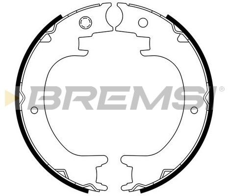 BREMSI Комплект тормозных колодок, стояночная тормозная с GF0894