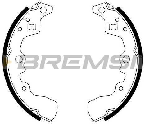 BREMSI Piduriklotside komplekt GF0901