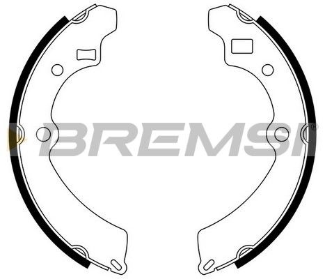 BREMSI Комплект тормозных колодок GF0907