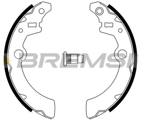 BREMSI Комплект тормозных колодок GF0918