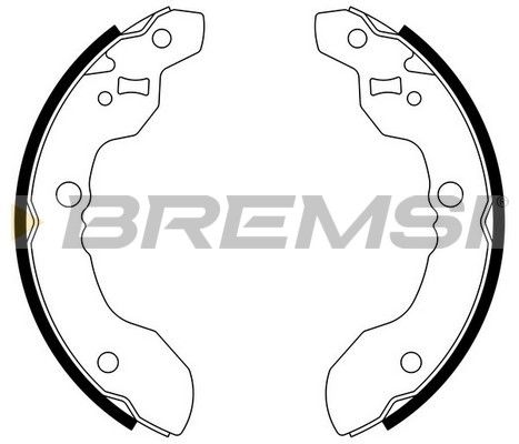 BREMSI Комплект тормозных колодок GF0921