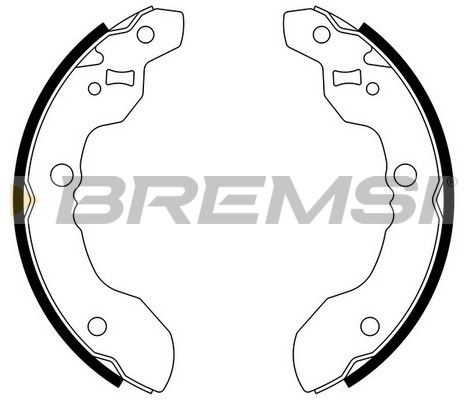 BREMSI Piduriklotside komplekt GF0921