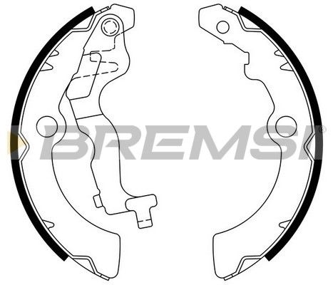 BREMSI Комплект тормозных колодок GF0925