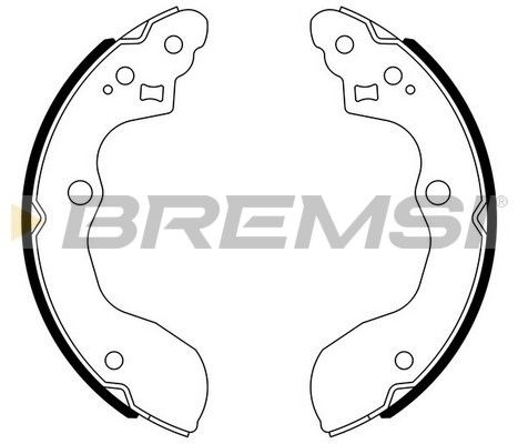 BREMSI Piduriklotside komplekt GF0926