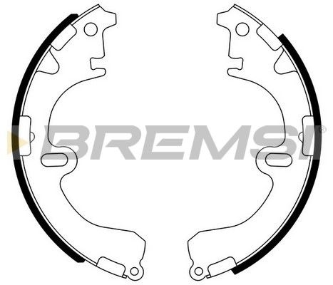 BREMSI Piduriklotside komplekt GF0932