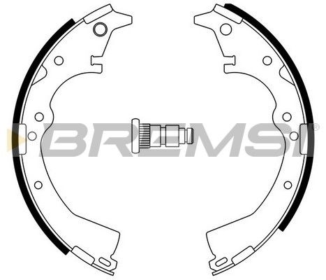 BREMSI Комплект тормозных колодок GF0938