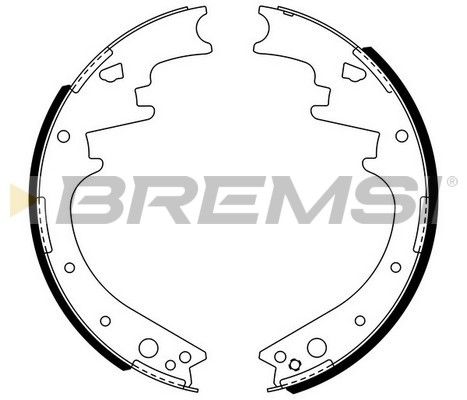 BREMSI Комплект тормозных колодок GF4446