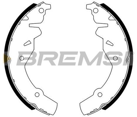 BREMSI Комплект тормозных колодок GF4520