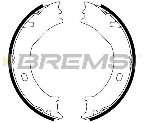 BREMSI Piduriklotside komplekt,seisupidur GF4771