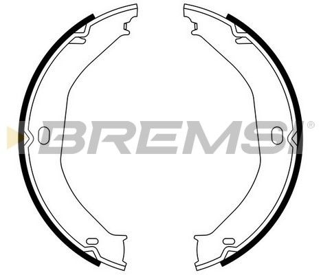 BREMSI Piduriklotside komplekt,seisupidur GF4807