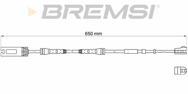BREMSI Сигнализатор, износ тормозных колодок WI0689