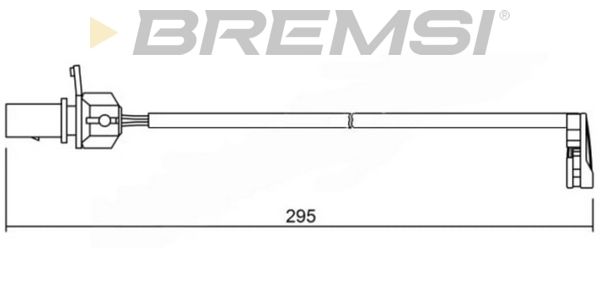 BREMSI Сигнализатор, износ тормозных колодок WI0723