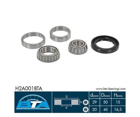 BTA Комплект подшипника ступицы колеса H2A001BTA