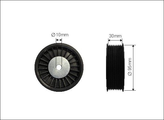 CAFFARO Seade-/juhtrull,soonrihm 500044