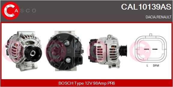 CASCO Generaator CAL10139AS