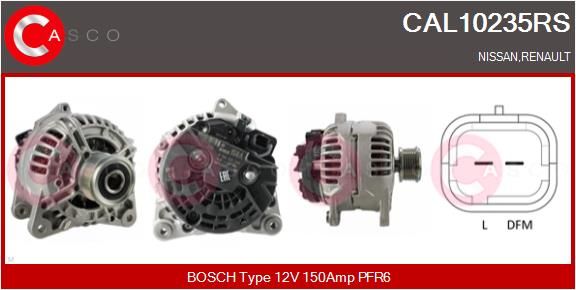 CASCO Generaator CAL10235RS