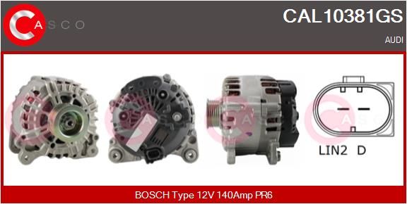 CASCO Generaator CAL10381GS