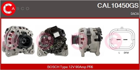CASCO Generaator CAL10450GS