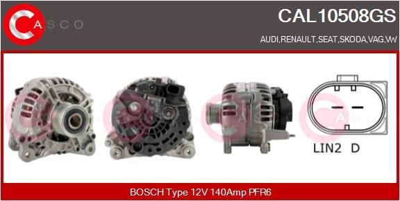 CASCO Generaator CAL10508GS