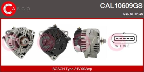CASCO Generaator CAL10609GS