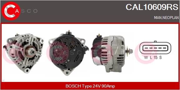 CASCO Generaator CAL10609RS