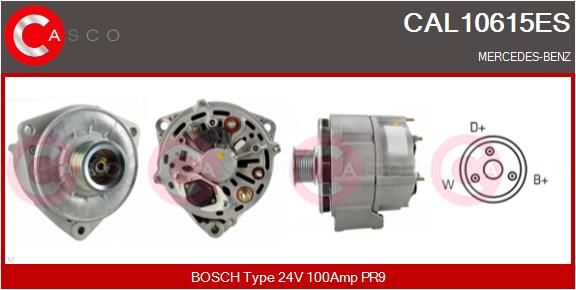 CASCO Generaator CAL10615ES