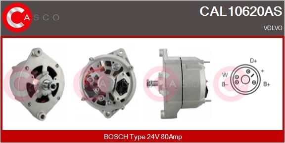 CASCO Generaator CAL10620AS