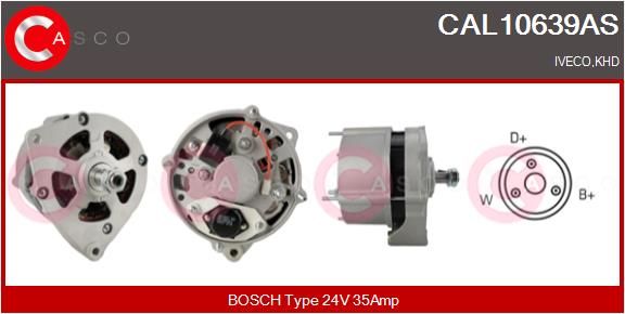 CASCO Generaator CAL10639AS