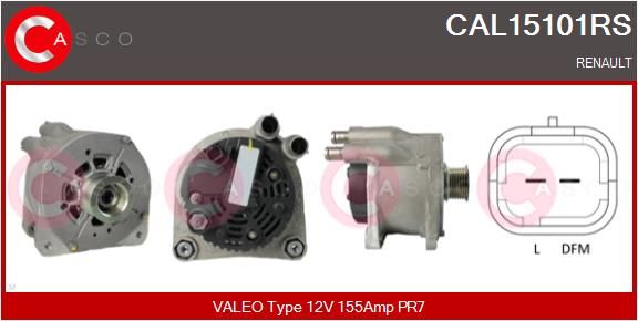 CASCO Generaator CAL15101RS