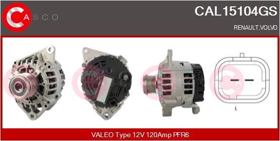 CASCO Generaator CAL15104GS