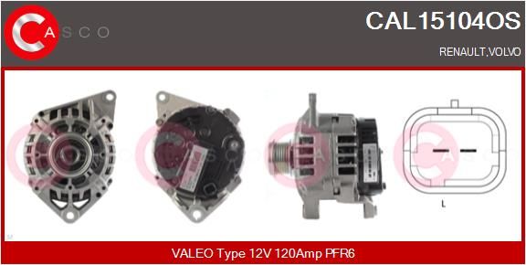 CASCO Generaator CAL15104OS
