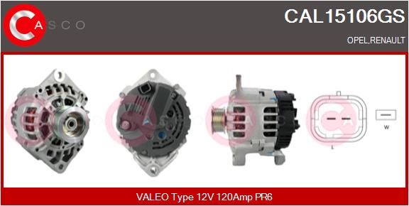 CASCO Generaator CAL15106GS
