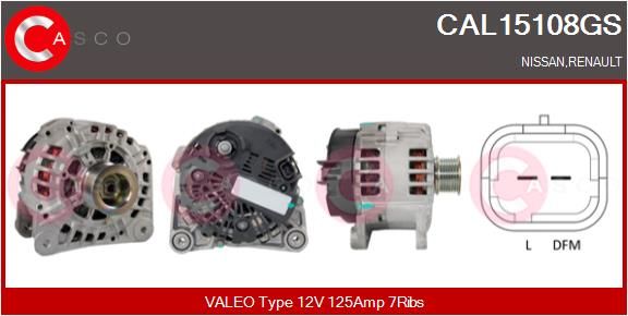 CASCO Generaator CAL15108GS