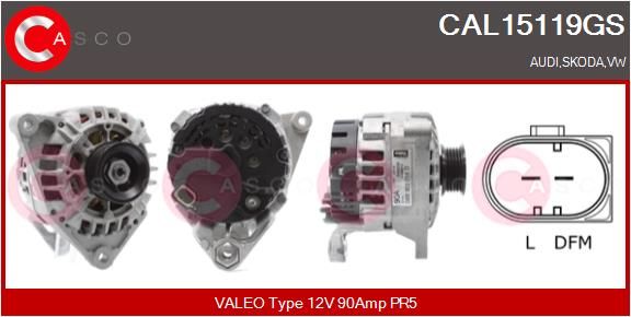 CASCO Generaator CAL15119GS