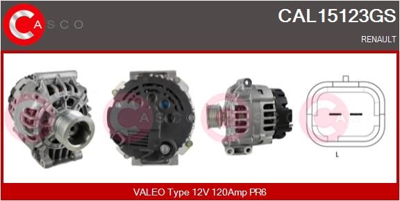 CASCO Generaator CAL15123GS