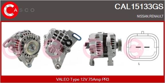 CASCO Generaator CAL15133GS
