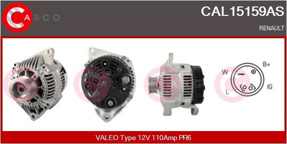 CASCO Generaator CAL15159AS