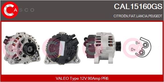 CASCO Generaator CAL15160GS