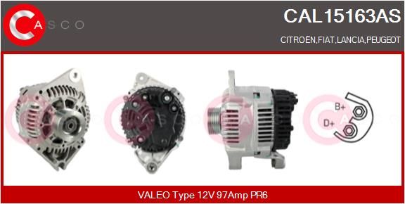 CASCO Generaator CAL15163AS
