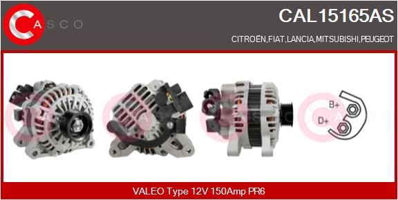 CASCO Generaator CAL15165AS