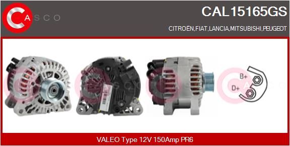 CASCO Generaator CAL15165GS