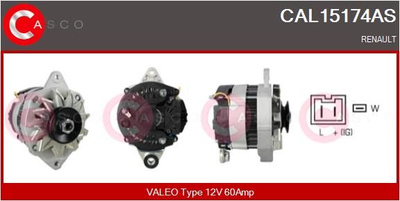 CASCO Generaator CAL15174AS