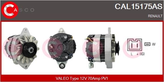 CASCO Generaator CAL15175AS