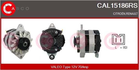 CASCO Generaator CAL15186RS