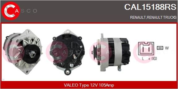 CASCO Generaator CAL15188RS