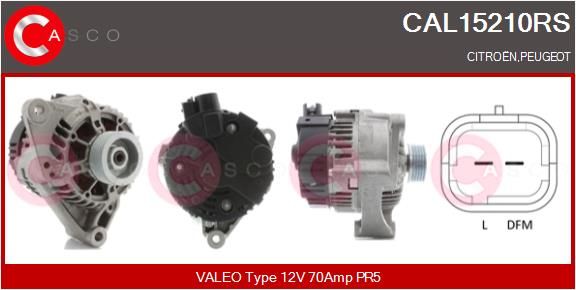 CASCO Generaator CAL15210RS