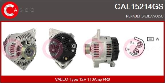 CASCO Generaator CAL15214GS