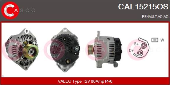 CASCO Generaator CAL15215OS